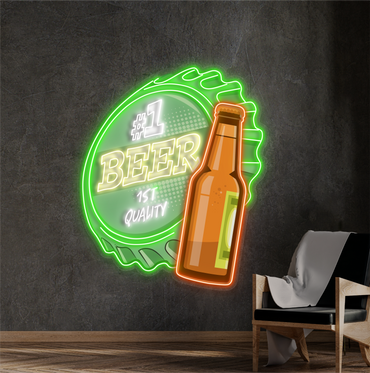 Enseigne néon LED Top Brew Artwork