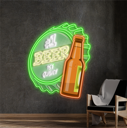 Enseigne néon LED Top Brew Artwork