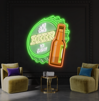 Enseigne néon LED Top Brew Artwork