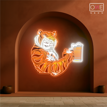 Enseigne Néon LED Art Mural Tiger Beer