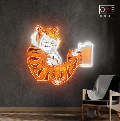 Enseigne Néon LED Art Mural Tiger Beer