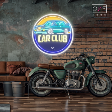 Enseigne néon LED Artwork Club Automobile