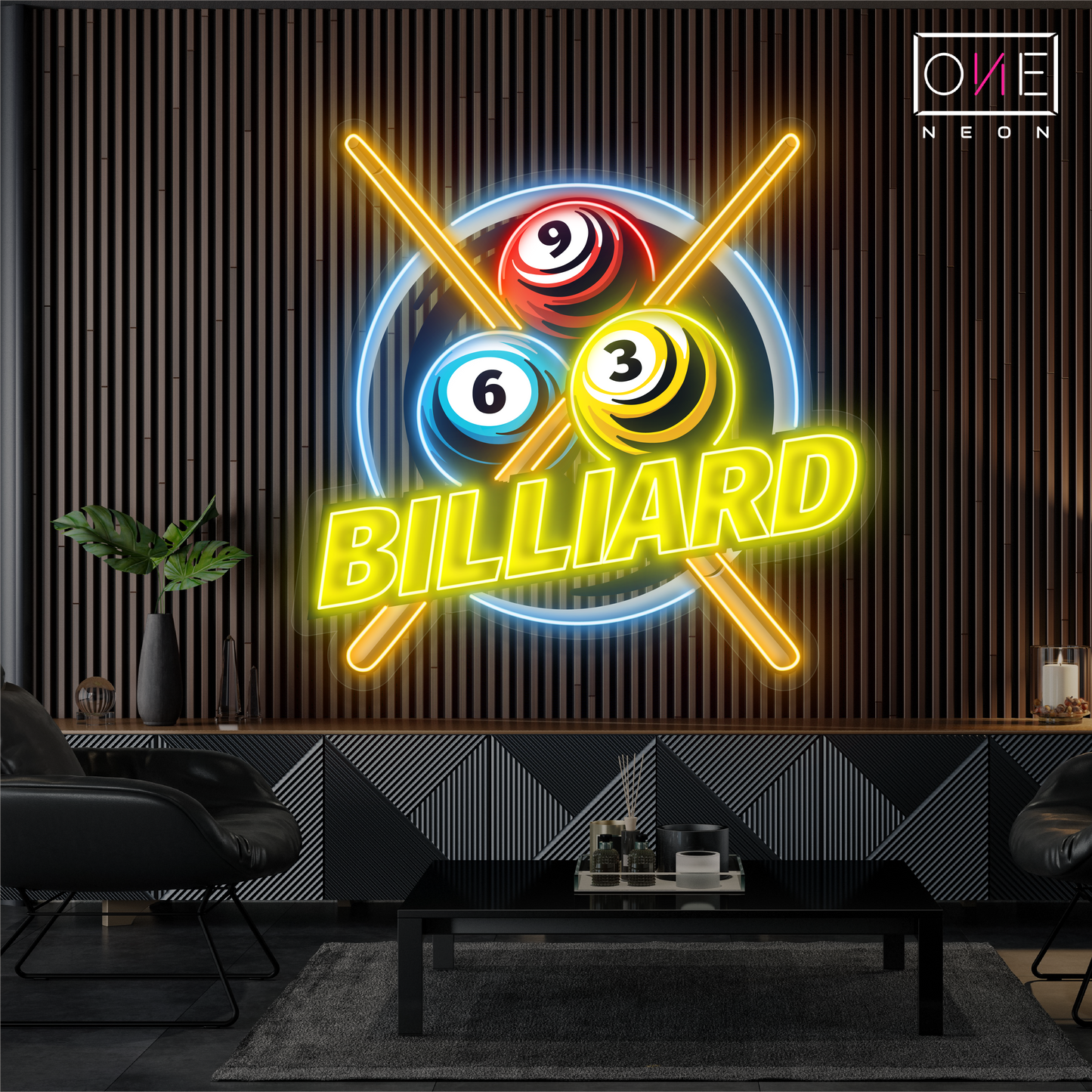 Enseigne Néon LED Billard