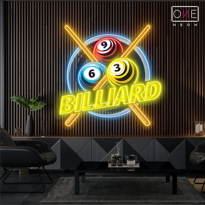 Enseigne Néon LED Billard