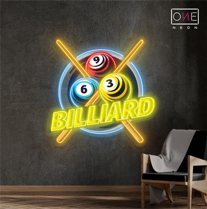 Enseigne Néon LED Billard