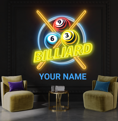 Enseigne Néon LED Billard
