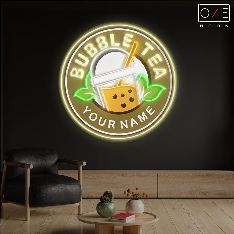 Enseigne Néon LED "Bubble Tea"