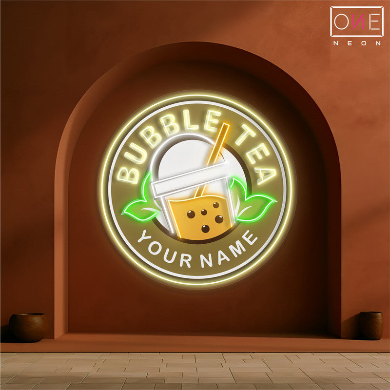 Enseigne Néon LED "Bubble Tea"