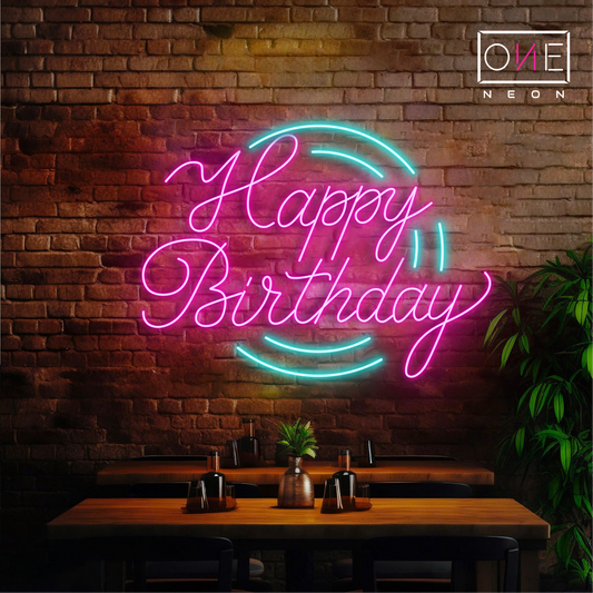 Joyeux Anniversaire Enseigne Néon