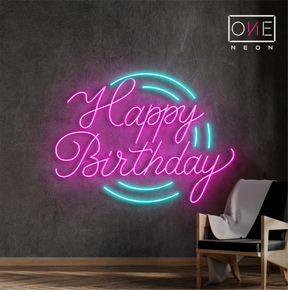 Joyeux Anniversaire Enseigne Néon