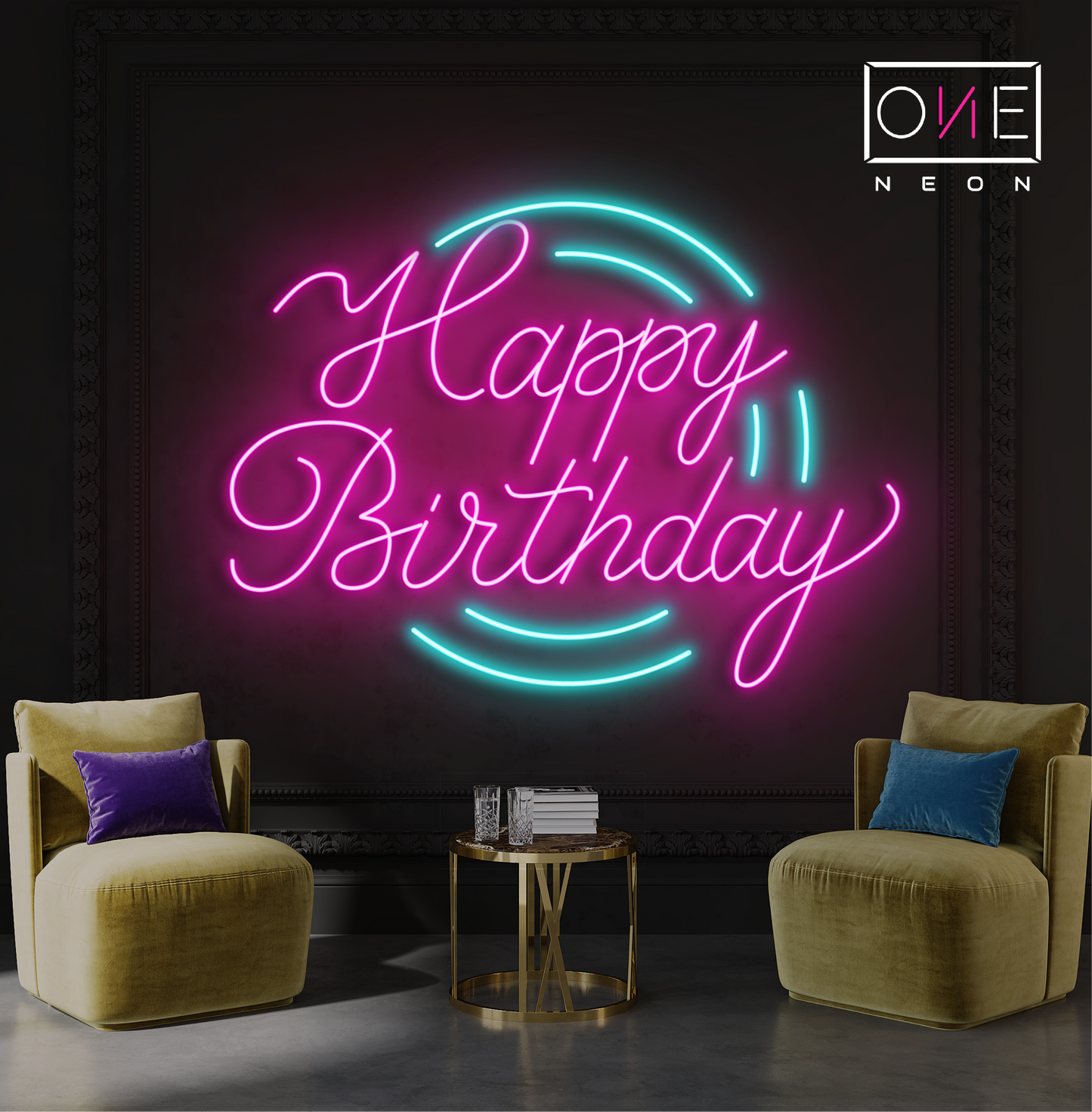 Joyeux Anniversaire Enseigne Néon