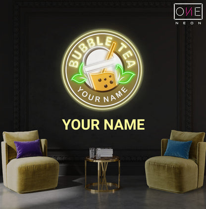 Enseigne Néon LED "Bubble Tea"