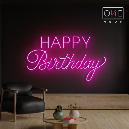 Joyeux Anniversaire Enseigne Néon