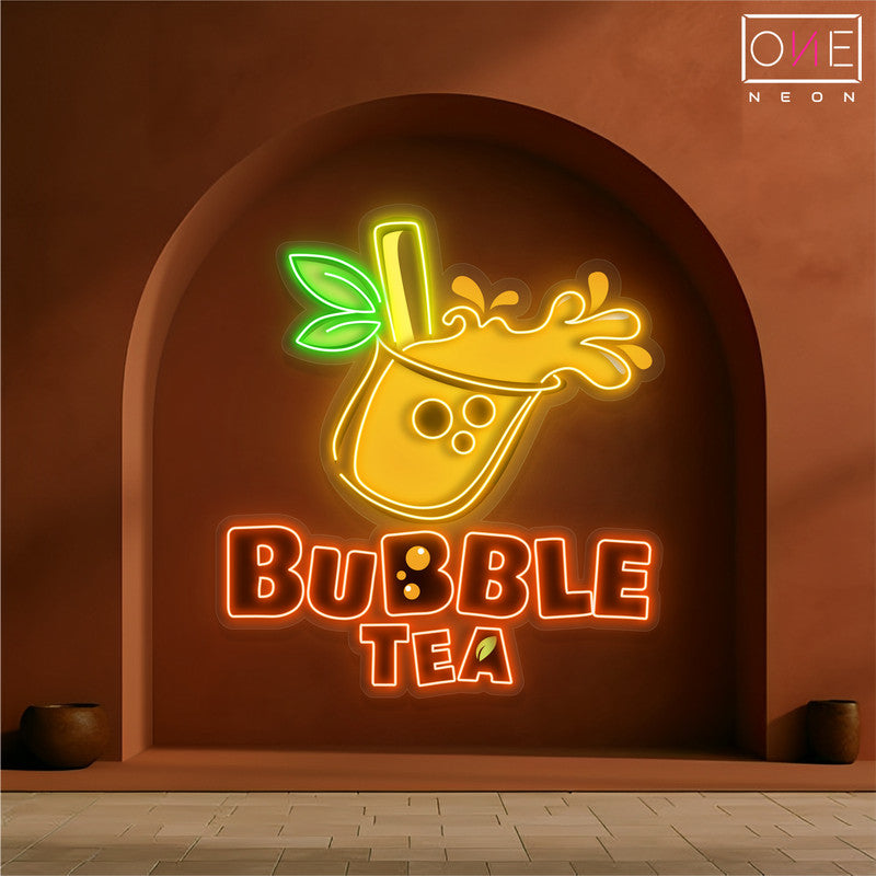 Enseigne Néon LED "Bubble Tea"
