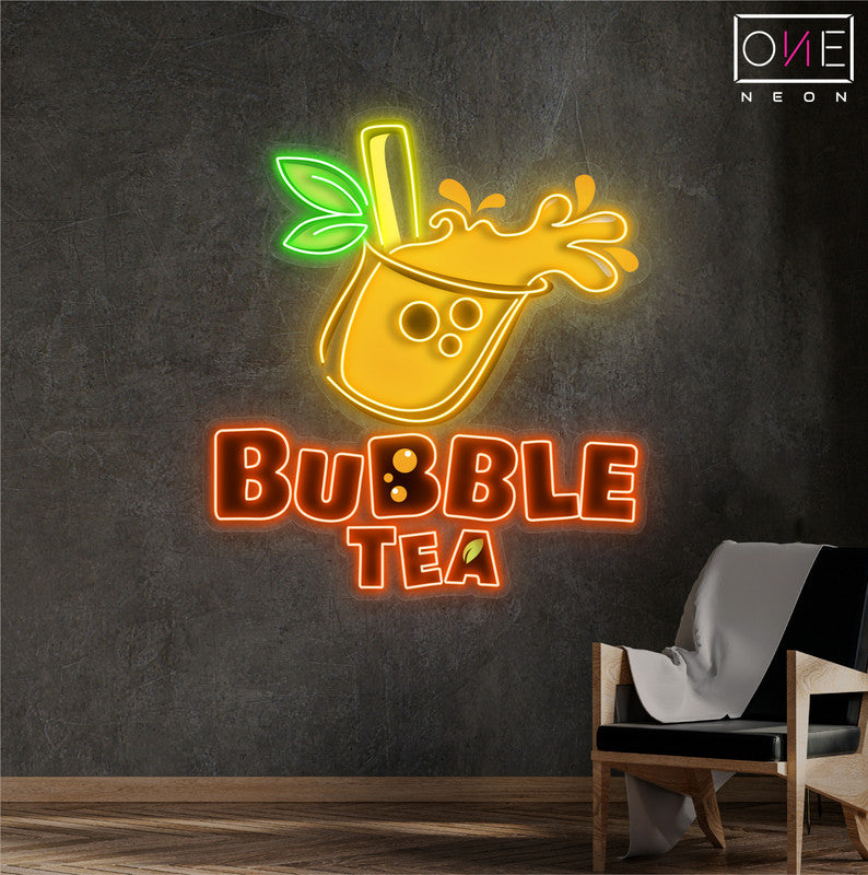 Enseigne Néon LED "Bubble Tea"