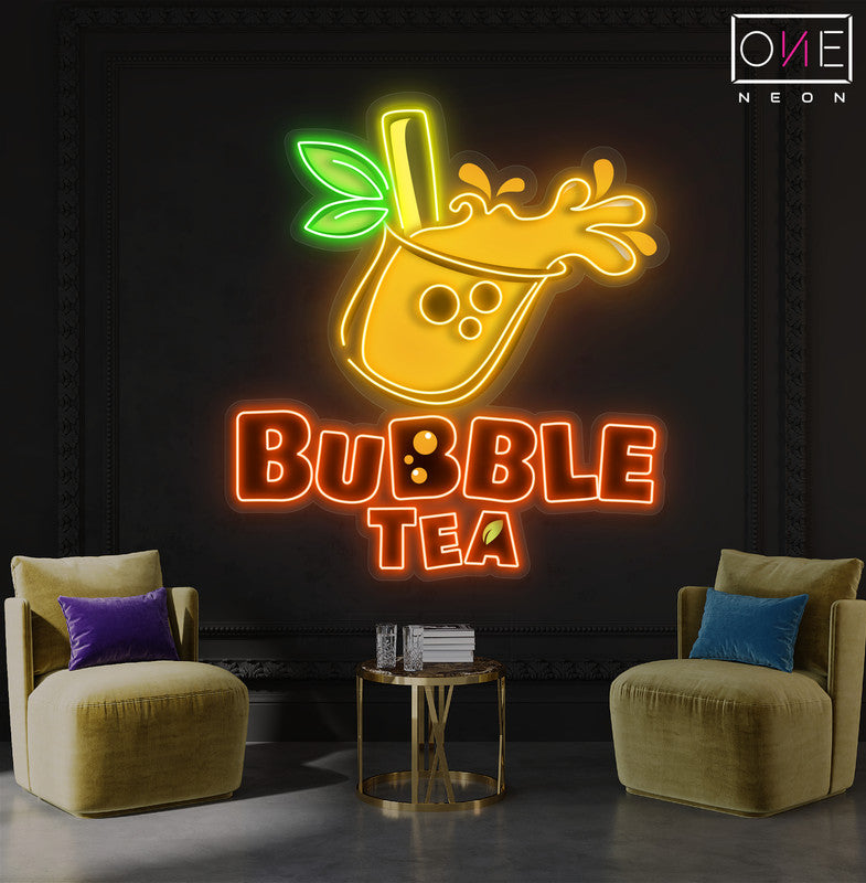Enseigne Néon LED "Bubble Tea"