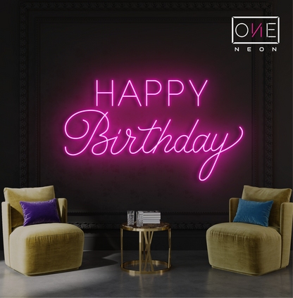 Joyeux Anniversaire Enseigne Néon