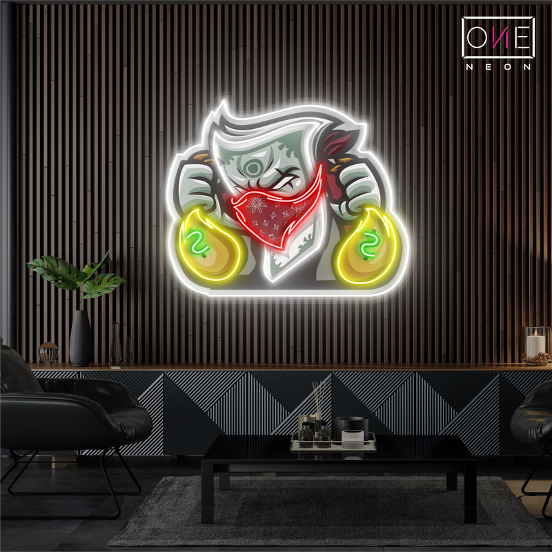 Enseigne au néon LED "La Casa de Papel"