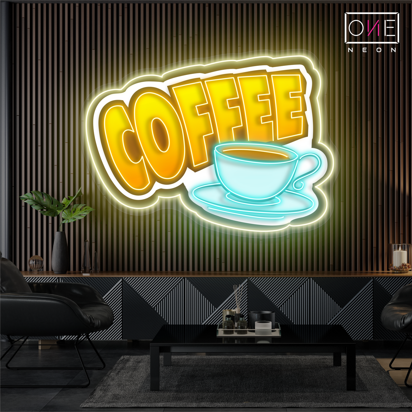Enseigne Néon LED Motif Café