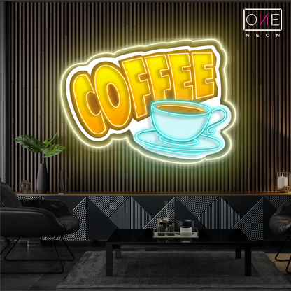 Enseigne Néon LED Motif Café