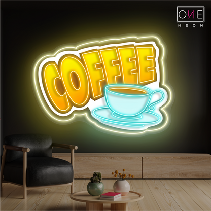 Enseigne Néon LED Motif Café