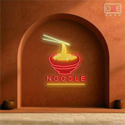 Enseigne néon LED Motif nouilles