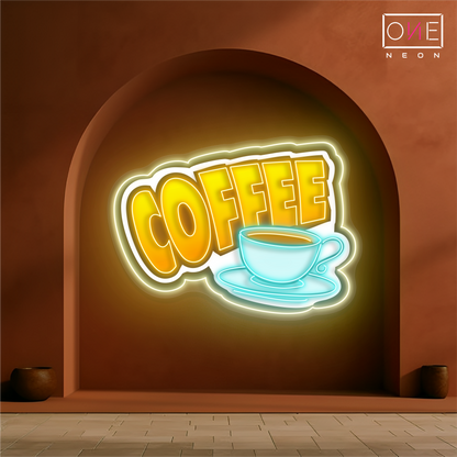 Enseigne Néon LED Motif Café