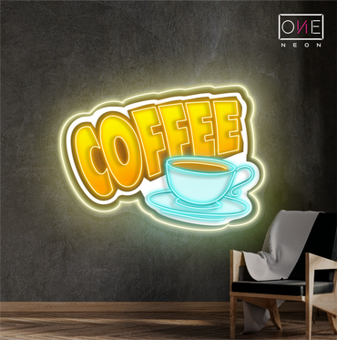Enseigne Néon LED Motif Café