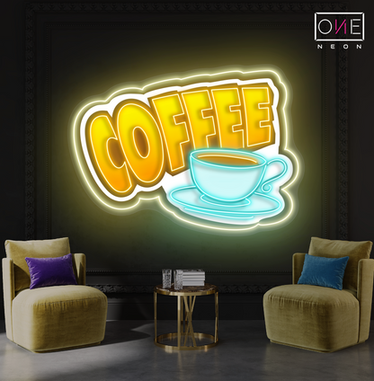 Enseigne Néon LED Motif Café