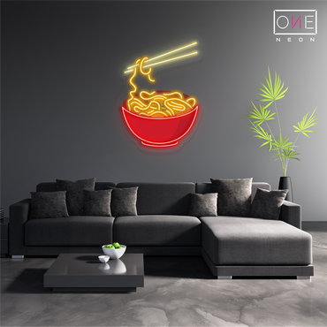 Enseigne néon LED Motif nouilles
