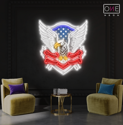 Enseigne lumineuse LED Néon "Symbole de la Liberté"