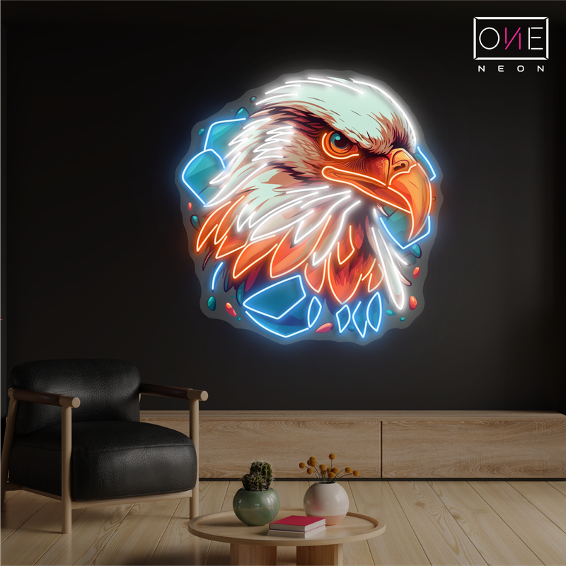 Enseigne néon LED "Le Regard de l'Aigle"