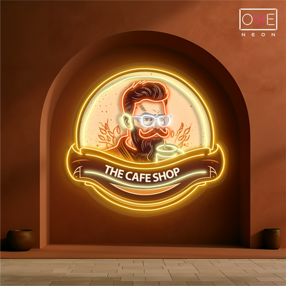 Enseigne LED néon décorative café hipster