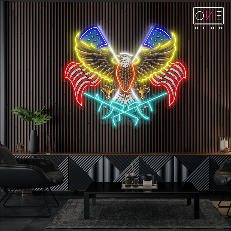 Enseigne Néon LED Artwork Gardien de la Liberté