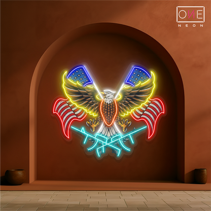 Enseigne Néon LED Artwork Gardien de la Liberté