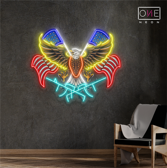 Enseigne Néon LED Artwork Gardien de la Liberté