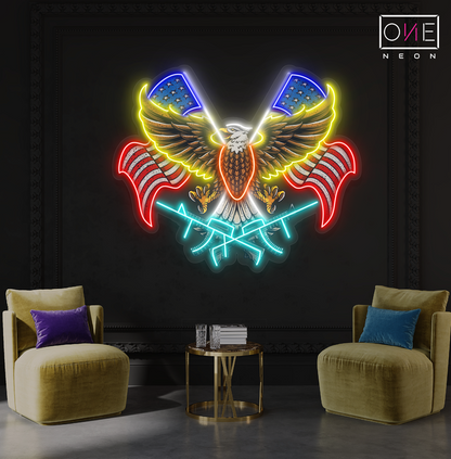 Enseigne Néon LED Artwork Gardien de la Liberté