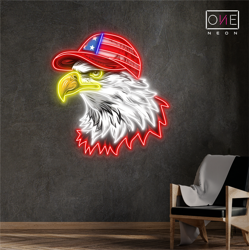 Enseigne néon LED American Eagle Artwork