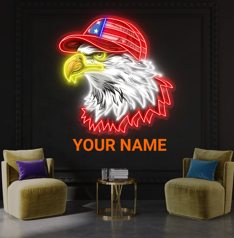 Enseigne néon LED American Eagle Artwork
