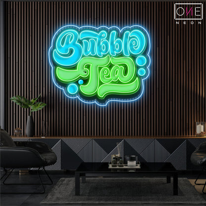 Enseigne Néon LED "Bubble Tea"