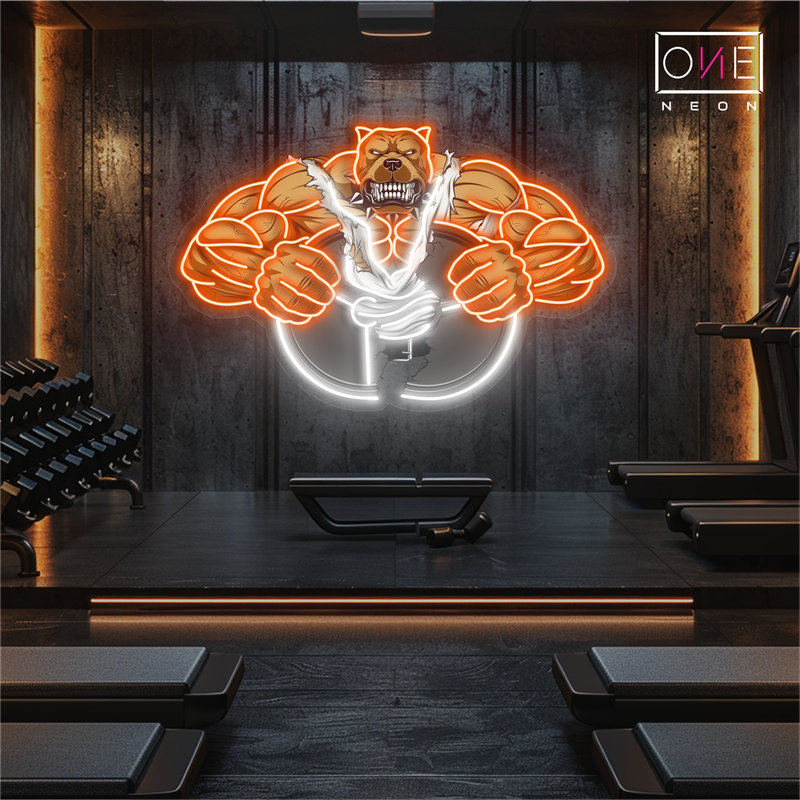 Enseigne Néon LED "Beast Mode"