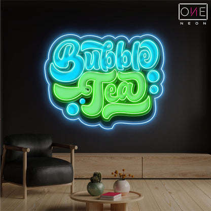 Enseigne Néon LED "Bubble Tea"