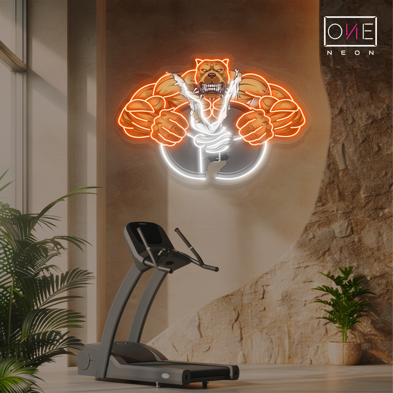 Enseigne Néon LED "Beast Mode"