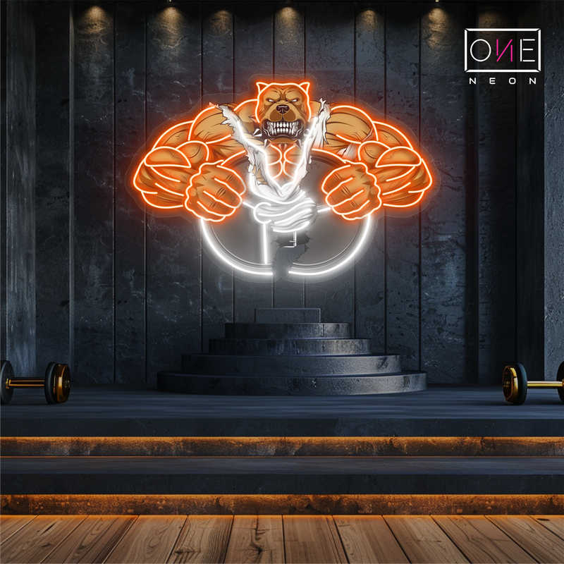 Enseigne Néon LED "Beast Mode"