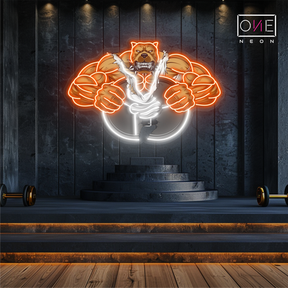 Enseigne Néon LED "Beast Mode"