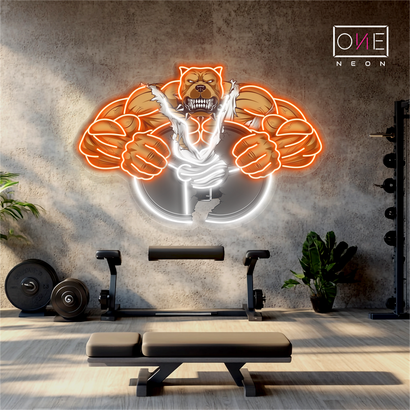 Enseigne Néon LED "Beast Mode"