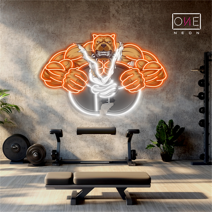 Enseigne Néon LED "Beast Mode"