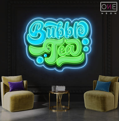 Enseigne Néon LED "Bubble Tea"