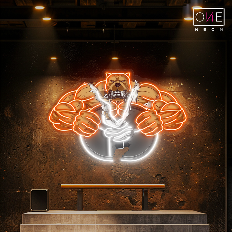 Enseigne Néon LED "Beast Mode"