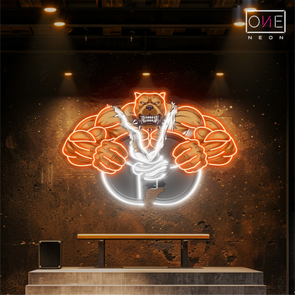 Enseigne Néon LED "Beast Mode"